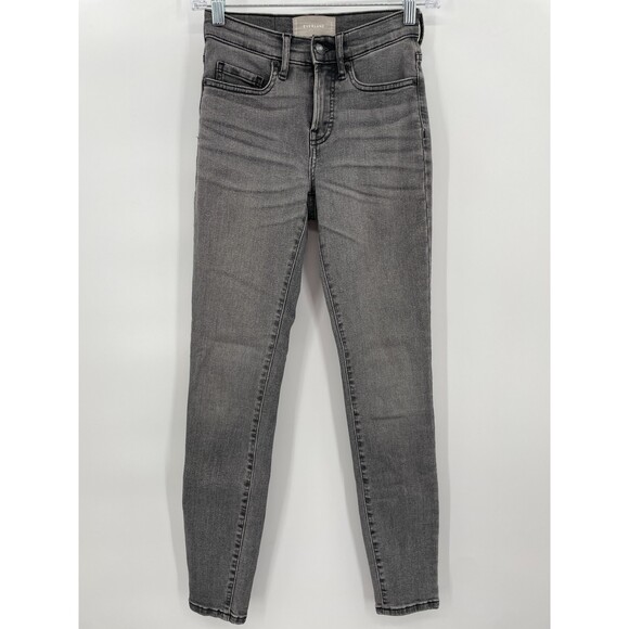 EVERLANE Gray Skinny Stretch Jeans Size 24 - Picture 1 of 7